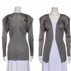 Issey Miyake Pleats Please Cardigan